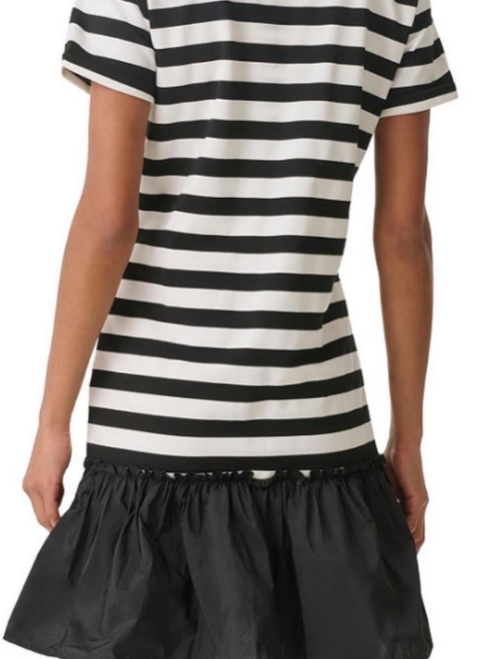 Karl Lagerfield striped dress with ruffle hem - Picture 3 of 10